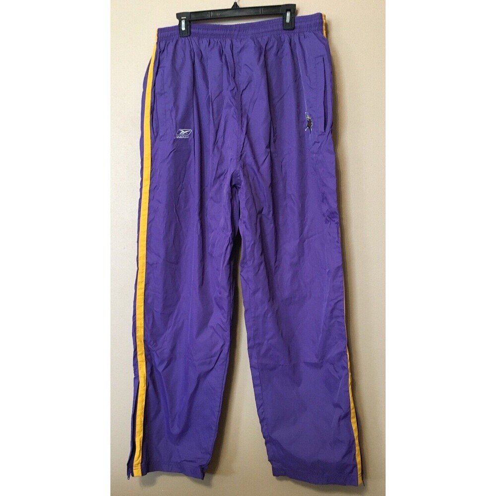 Vintage Reebok Minnesota Vikings Poly Fleece Lined Track Pants Men’s 2 XL / XXL